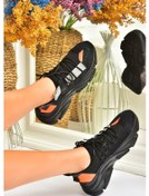 Resim Fox Shoes Siyah Kumaş Kadın Spor Ayakkabı M973510404 