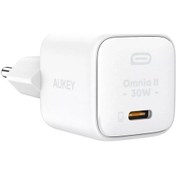 Resim Aukey Pa-b1l-wh 30w Omnia Iı Mini Gan Type-c Pd Şarj Adaptörü 