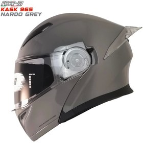 Resim Free-M 965 NARDO GRİ ÇENE AÇILIR KASK 