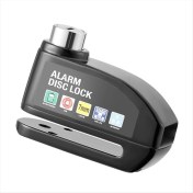 Resim Richard4 Bisiklet Elektrikli Araç Motosiklet Tekerleği Disk Fren Kilidi Güvenlik Anti-Hırsızlık Motosiklet Asma Kilit Disk Kilidi Siyah (Yurt Dışından) 