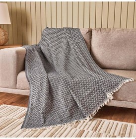 Resim Soft Bety Koltuk Örtüsü - Lacivert - 130x170 Cm Çok Renkli 