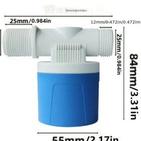 Resim Willowhaven Evrensel Sıvı Seviye Kontrol Cihazı, Avrupa Ve Amerika Bağlantılı Su Seviye Göstergesi, Mavi Beyaz 6 Nokta 