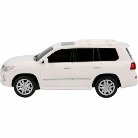 Resim Genel Markalar 1:24 Lexus LX570 2015 Işıklı Uzaktan Kumandalı Araba - Beyaz Araba 