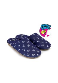 Resim Twigy Tw Mavi Çapa Sessiz Erkek Ev Terlik Lacivert 