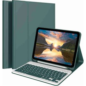 Resim Samsung Galaxy Tab S6 Lite P610/p615/p613/p619 Uyumlu Klavyeli Tablet Kılıfı Klavye + Stand 