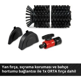 Resim Einhell Akülü Yüzey Temizleyici PICOBELLA 18/215 Power X-Change (18 V, çok fonksiyonlu, entegre bahçe hortumu bağlantısı, orta sertlikte fırça dahildir, akü dahil değildir) - 3424200 