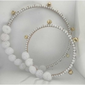 Resim Gülce Kasnak Gelin ve Nedime Tef Seti 