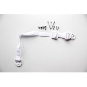 Resim Beyaz Kayış - Eşya Sabitleme Aparatı - 1 Adet 