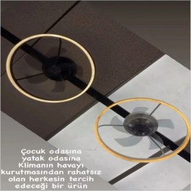 Resim M3 Decorium Led Avizeli Tavan Vantilatörü 