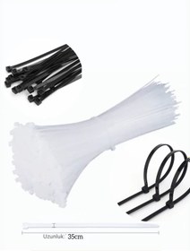 Resim Plastik Cırt Beyaz Siyah Kelepçe 35 C.m 