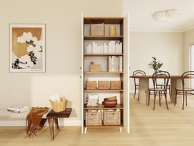Resim Vadi Çok Amaçlı Amalfi - Beyaz Renk Dolap 