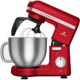 Resim ekselans global Mastermaid Chef Pro Çift Kollu Stand Mikser Kırmızı 1750 W Ekselans 1136669 