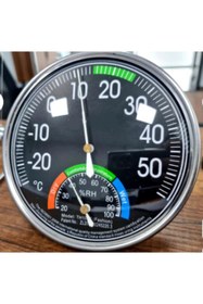 Resim YDGR Termometre Sıcaklık Nem Ölçer Higrometre Isı Ölçer Pil Gerekmez Nem Ölçer 