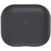 Resim Airpods 3 Uyumlu Kılıf Benks Liquid Silikon PC Kılıf ZORE-270294 Siyah 