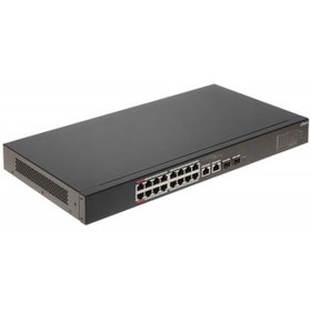 Resim DAHUA CS4218-16ET-135 16Port, Megabit, 16 Port PoE, 135W, +2 Port SFP Gigabit Combo, Cloud Yönetilebilir, Switch DAHUA CS4218-16ET-135 16Port, Megabit, 16 Port PoE, 135W, +2 Port SFP Gigabit Combo, Cloud Yönetileb...