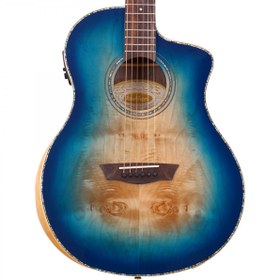 Resim Washburn BTA-BLUBCE Bella Tono Vite Alure Burl Elektro Akustik Gitar 