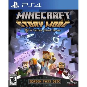 Resim Telltale Games Minecraft Story Mode PS4 Platform Oyunu Genç Yetişkinler İçin Multiplayer Desteği ile Eğlenceli 