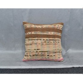Resim Zehra Abla Halı Yeni El Dokuma Dekoratif Kilim Kırlent Yastık Kılıfı 6484 Çok Renkli 
