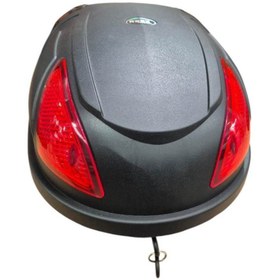 Resim Genel Markalar Elektrikli Bisiklet -Fat Bike E-bike arka çanta Kilitli Siyah Kilitli e-bike port çanta 19 litre 