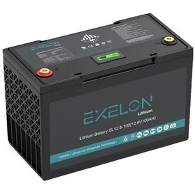 Resim Exelon 12.8v 100 Ah Lityum Akü 