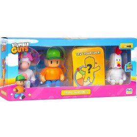 Resim Stumble Guys 4'lü Aksiyon Figür Set 2 Robin 