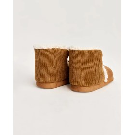 Resim TOER - Bağlama Detaylı Krem Kadın Panduf 