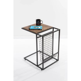 Resim Saha Möble Gazetelik Yan Sehpa - Antik Çam 