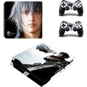 Resim Final Fantasy XV Playstation 4 Slim Kasa Sticker Kaplama 