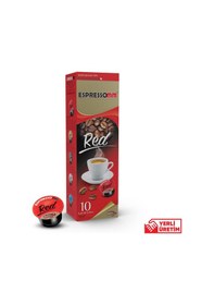 Resim Espressomm® Tchibo Cafissimo Makineleri İle Uyumlu Red Kapsül Kahve 2 x 10'lu 