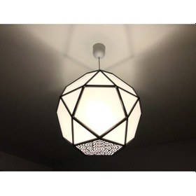 Resim Opencart Polihedra Abajur Sadece Plastik Aparattır 