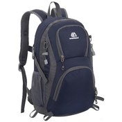 Resim 20l Oxford Kumaş Outdoor Sırt Çantası - Dağcılık, Seyahat, Bisiklet İçin Uygun, Uçak Eldeki Bagaj Koyu Mavi Koyu Mavi 