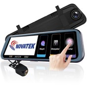 Resim Novatek Nt910 10 Inç Stralight Gece Görüşlü Aynalı Araç Kamerası 