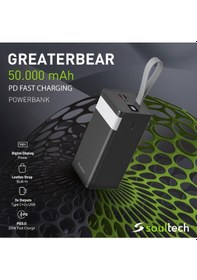 Resim Soultech Greaterbear 50.000 Mah Powerbank Taşınabilir Hızlı Şarj Pd Aleti Renkli 