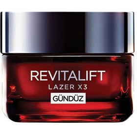 Resim Loreal Paris Revitalift Lazer X3 Yoğun Yaşlanma Karşıtı Gündüz Bakım Kremi 50 ml 