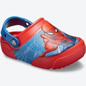 Resim Crocs 205506-8C1 SPİDERMAN LIGHTS IŞIKLI ÇOCUK BEBEK SANDALET TERLİK KIRMIZI 22-23 