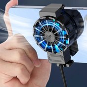 Resim 1 adet X16 Mini Turbo Kasırga Cep Telefonu Soğutma Fanı, iPhone/Xiaomi için USB Güçlü Plastik Radyatör Isı Emici, ≤36V Çalışma Gerilimi, Pil Gerektirmez, Taşınabilir Soğutma Fanı 