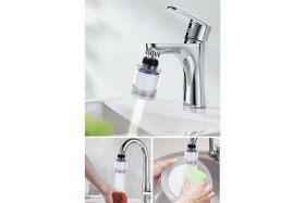 Resim Esranın Dünyası Kireç Önleyici Filtreli Su Tasarruflu Hareketli Musluk Başlığı RSEVV34-ESRDNS 