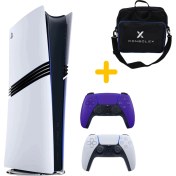 Resim Sony Playstation 5 - Pro 2 Tb Oyun Konsolu (CFI-7021 Avrupa) - Çift Kol- (Mor) + Çanta 