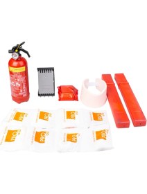 Resim Okularenkkat Araç Yangın Tüplü Trafik ve Ilk Yardım Seti Reflektör Halat - Yönetmeliğe Uygun 