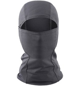 Resim Butu Güneş Korumalı Elastik Boyun Körüğü Balaklava Koyu Gri 