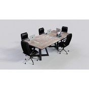 Resim NT Concept Ntconcept Quen Doğal Ağaç Toplantı Masası100cm-200cm 