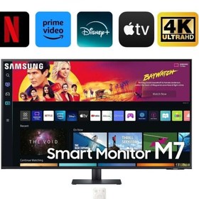 Resim Samsung 4k Ultra Hd Hdr10 Monitör 109 Ekran 43" Wi-fi Bağlantı Smart Slim Monitör- Tv 