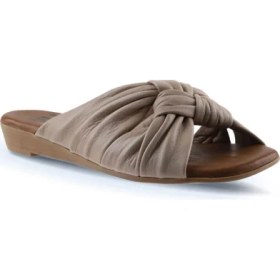 Resim Bueno Shoes Gri Deri Kadın Düz Terlik 01WU8800 01WU8800 