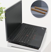 Resim Gift Taşınabilir Ahşap Beyaz Notebook Laptop Standı BK