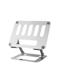 Resim Alüminyum Katlanır Laptop Tablet Telefon Standı Kaydırmaz Tabanlı Profesyonel Derece Universal 