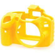 Resim Etna Easycover Nikon D3200 Uyumlu Silikon Kılıf Sarı 