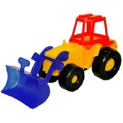 Resim Kepçeli Plastik Traktör 