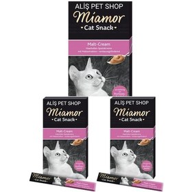 Resim Miamor Cream Malt Yetişkin Kedi Ödülü 18 x 15 G 