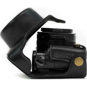 Resim Megagear Panasonic Lumix DMC-LX100 Suni Deri Kamera Çantası 