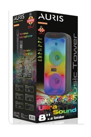 Resim Techno Bluetooth Özellikli Hoparlör 16" Karaoke Mikrofon Özellikli Profesyonel Speaker (SP-25) 